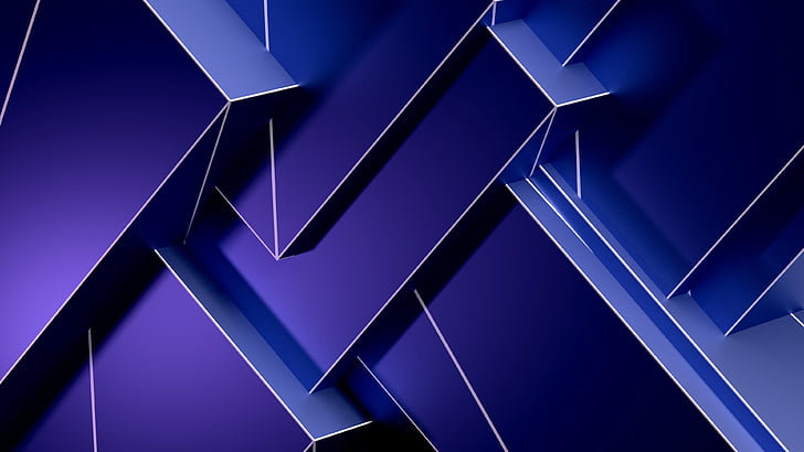 Abstract Pattern, pattern, blue, graphics, angle Free HD Wallpaper