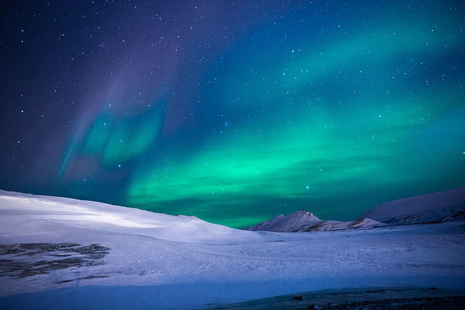 Aurealis Borealis, winter, cloud  sky, aurora, landscape