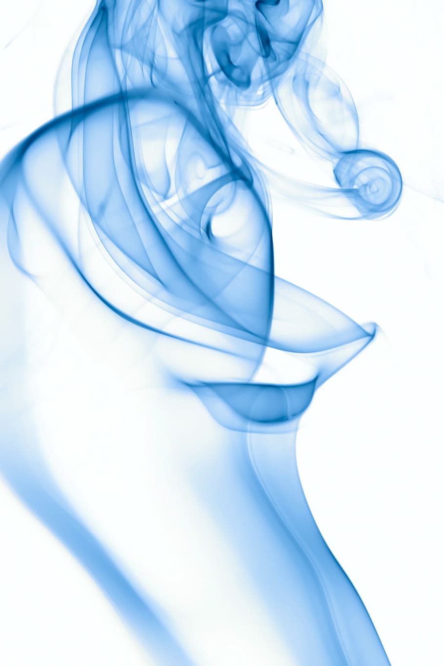 Blue Smoke Graphics, mist, smoke, dynamic, white Free HD Wallpaper