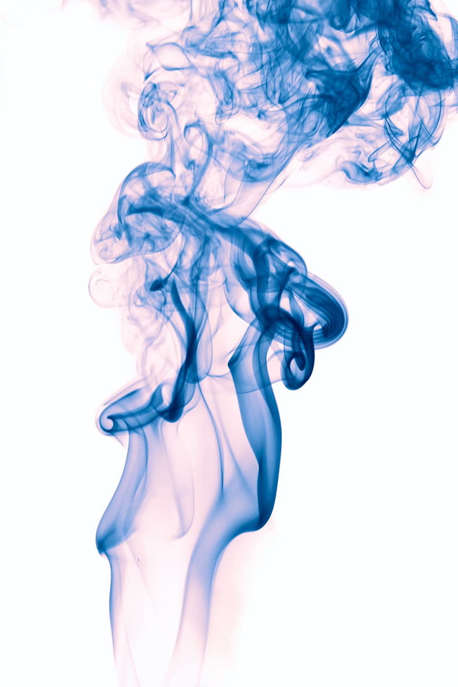 Blue Smoke Texture, stirring, silky, concept, creativity Free HD Wallpaper