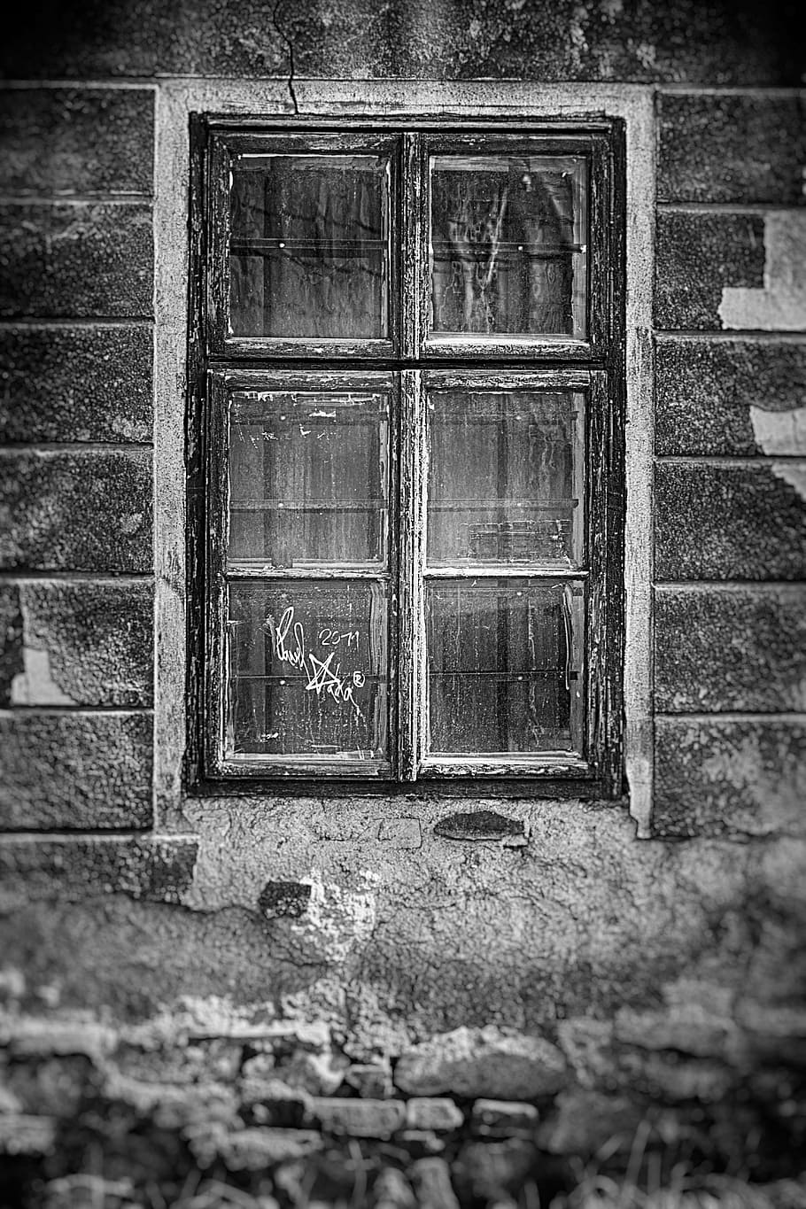 building, old, mood, brick wall