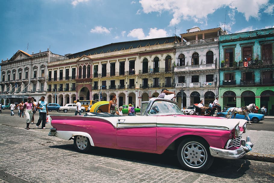 cultures, havana, incidental people, building exterior Free HD Wallpaper