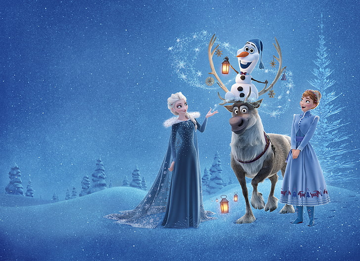 Disney Animation Films, childhood, blue, olafs frozen adventure, kristoff Free HD Wallpaper