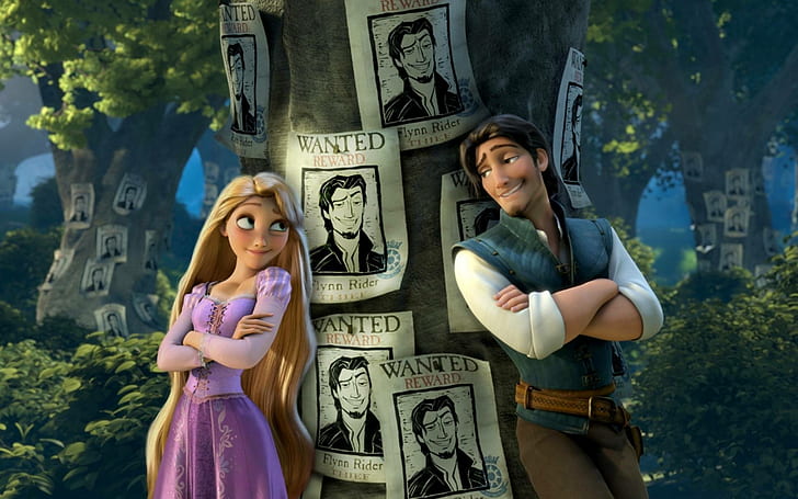 Disney Tangled, cartoon, Wanted, wanted, disney Free HD Wallpaper