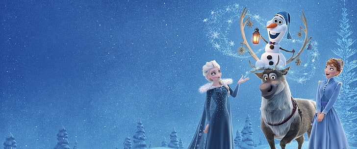 Elsa Frozen Disney Olaf Adventure, sven frozen, anna frozen, elsa frozen, olafs frozen adventure Free HD Wallpaper