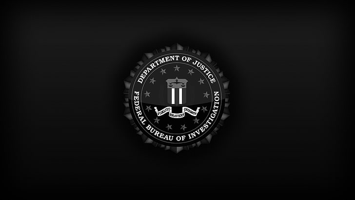 FBI Logo HD, vector, clock hand, number, studio shot Free HD Wallpaper