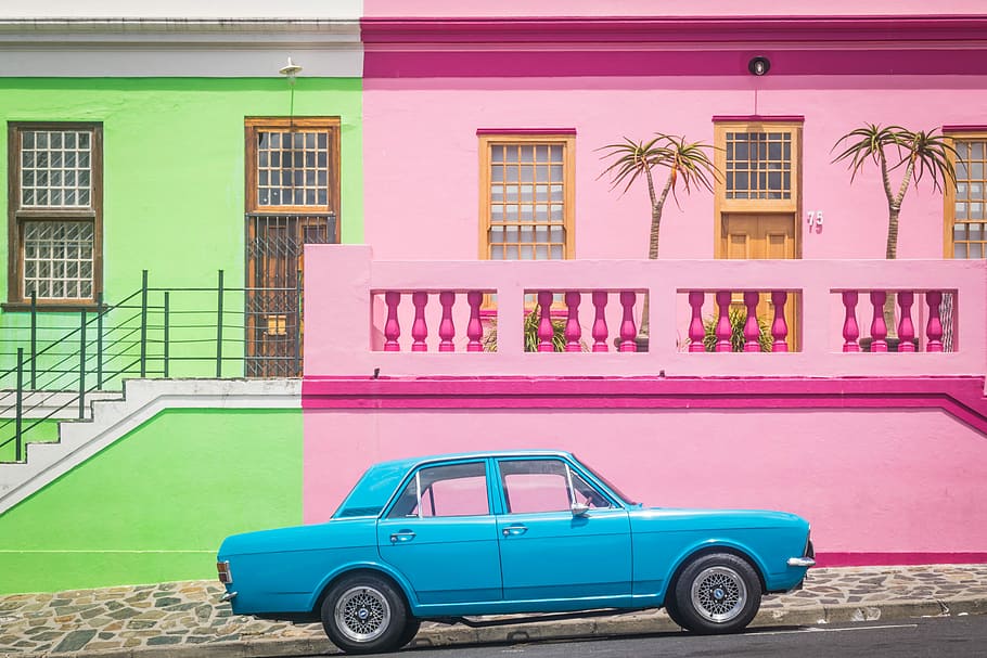 God's Window South Africa, pink color, residential district, multi colored, automobile