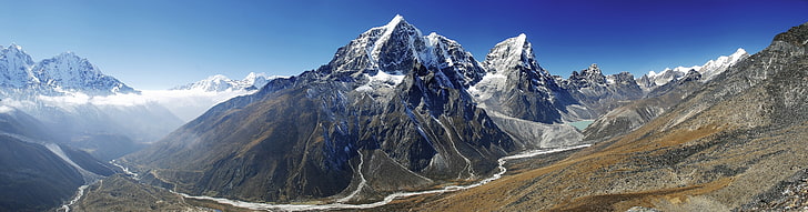 High Resolution Mountains, rock  object, snow, extreme terrain, scenics  nature