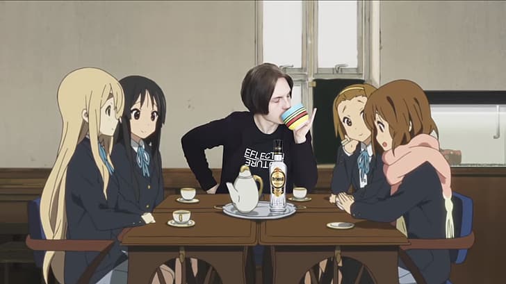 K-ON!, kon, tea, vodka Free HD Wallpaper