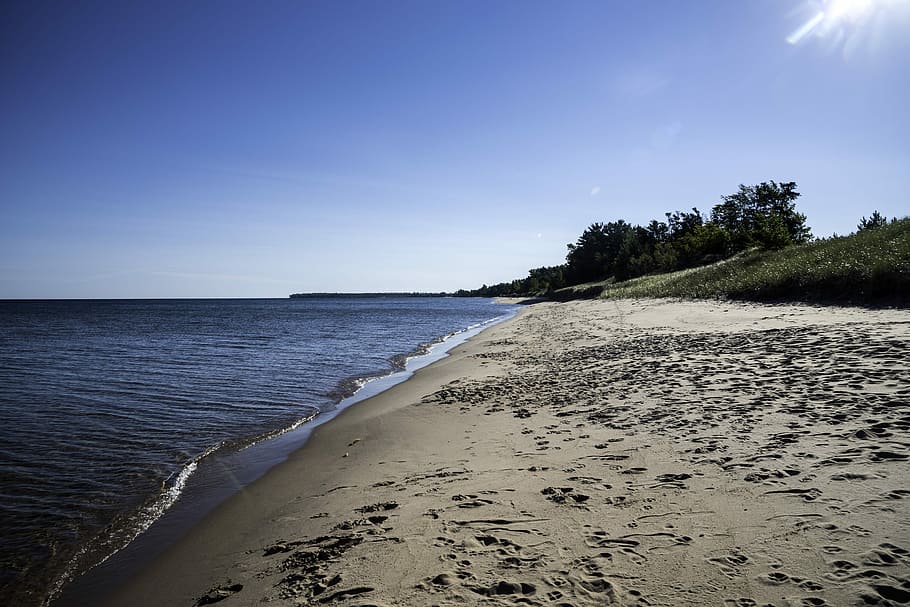 landscapes, sandy, outdoors, sea