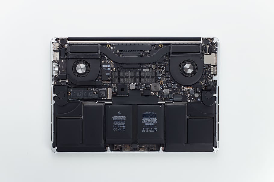 MacBook Pro TearDown, tape player, still life, single object, cd player Free HD Wallpaper