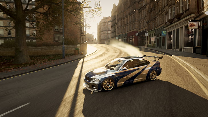 Need Speed Hot Pursuit Game, bmw m3 e46 gtr, bmw, forza horizon 4, drifting Free HD Wallpaper