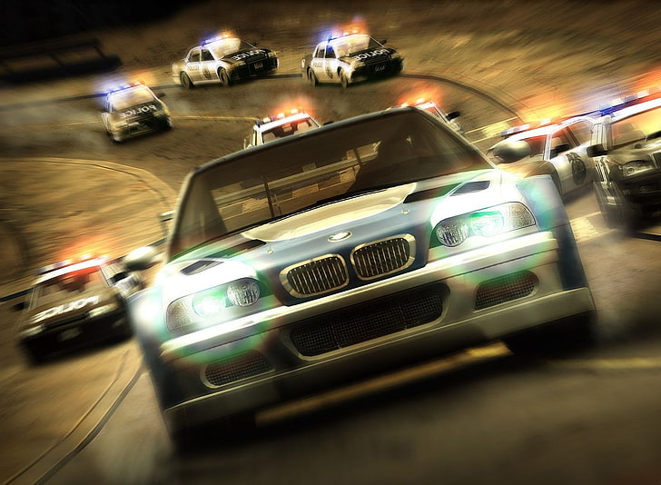 Need Speed Police Chase, nfs, street, on the move, incidental people Free HD Wallpaper