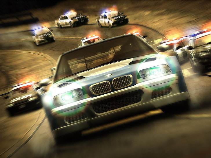 NFS Most Wanted, need for speed, travel, street, headlight Free HD Wallpaper