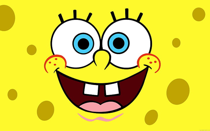 Old Spongebob, squarepants, smile, smiling, spongebob Free HD Wallpaper