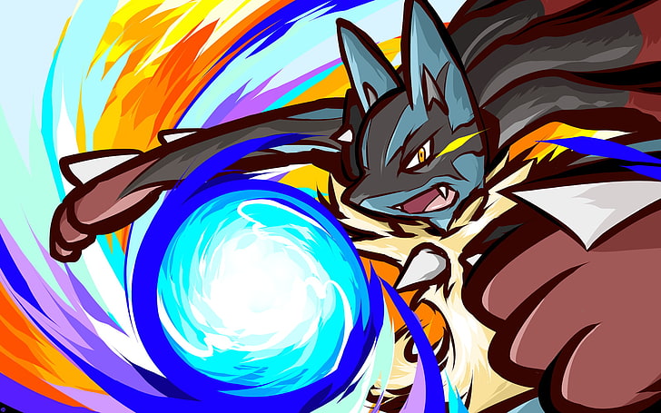 Pokemon Sword and Shield Lucario, drawing  art product, still life, indoors, art Free HD Wallpaper