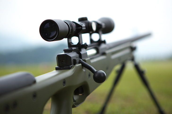 Sniper Rifle Models, target shooting, nature, day, grass Free HD Wallpaper