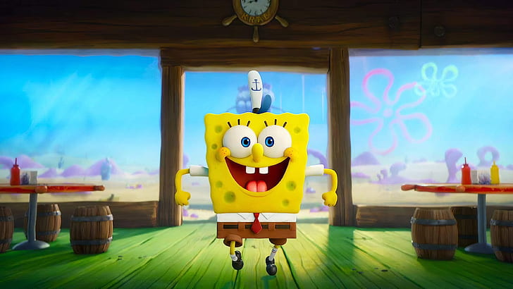 Spongebob, spongebob squarepants, movie, the spongebob movie sponge on the run Free HD Wallpaper