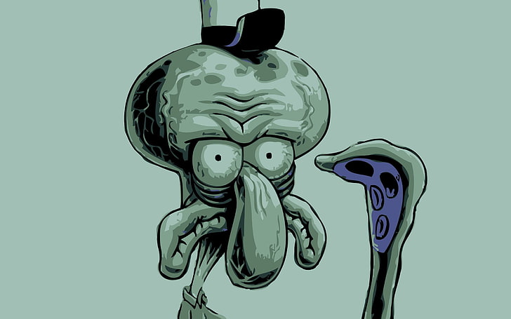 Spongebob SquarePants Love Squidward, clear sky, squidward tentacles, indoors, craft Free HD Wallpaper