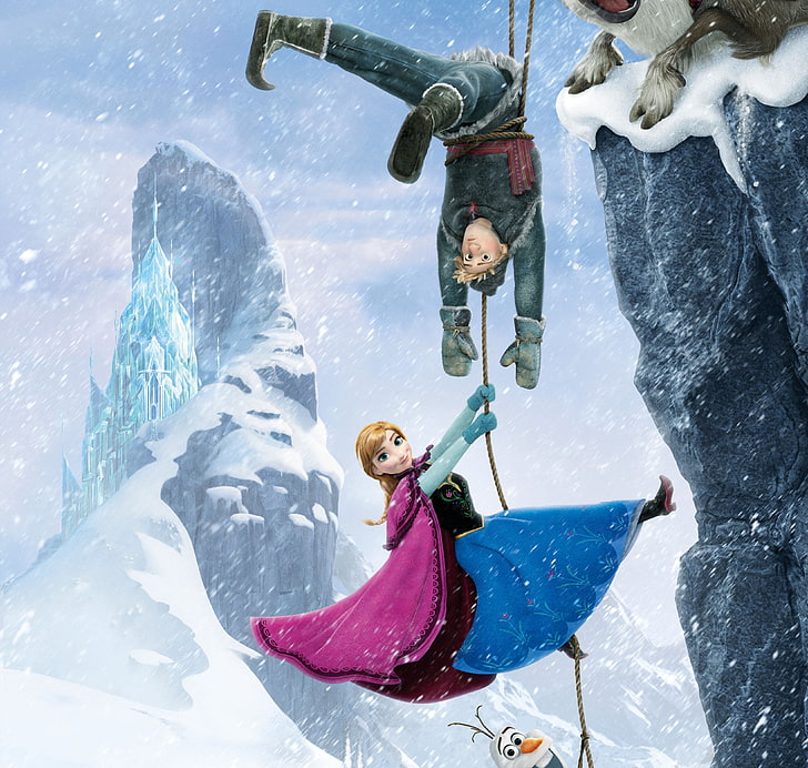 Voice of Kristoff in Frozen, joy, disney, sport, enjoyment Free HD Wallpaper