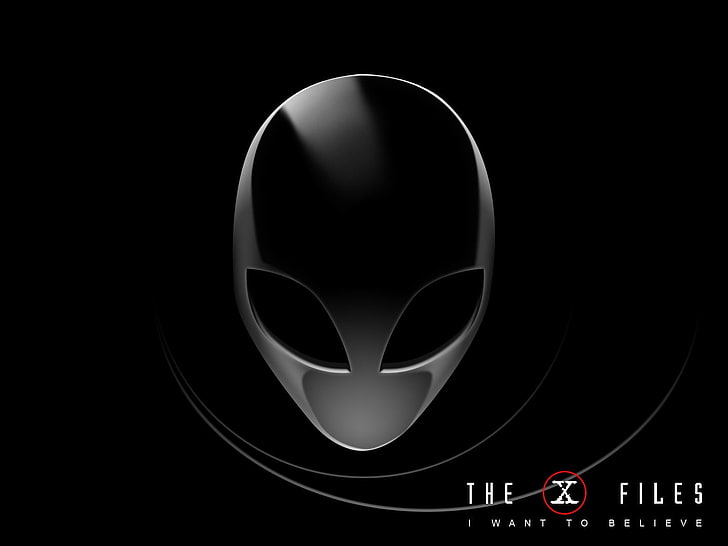 X-Files I Want to Believe Movie, ufo, black background, indoors, curve Free HD Wallpaper