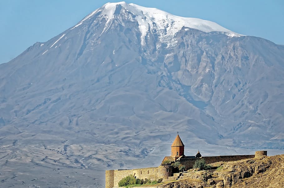 Ararat Mountain Range, architecture, mountain peak, landscape, mountain range