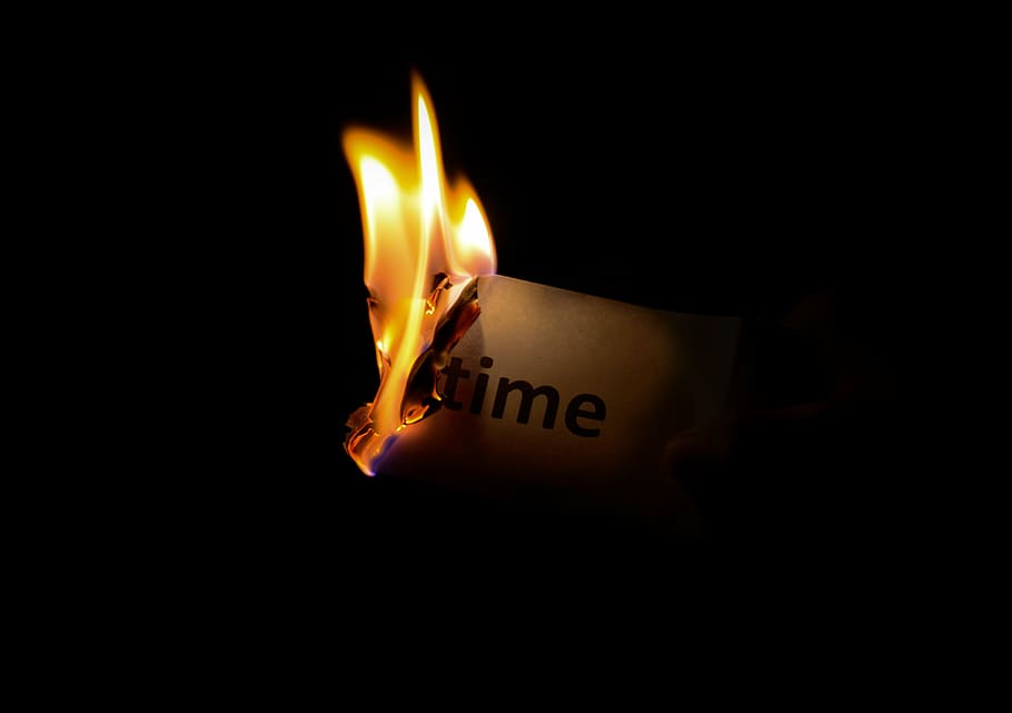 Burning Paper, closeup, studio shot, text, danger Free HD Wallpaper