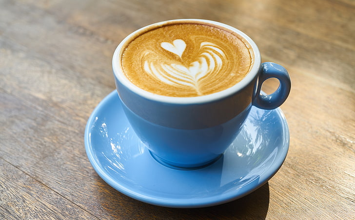 Coffee Themes, mug, refreshment, heart, coffee Free HD Wallpaper