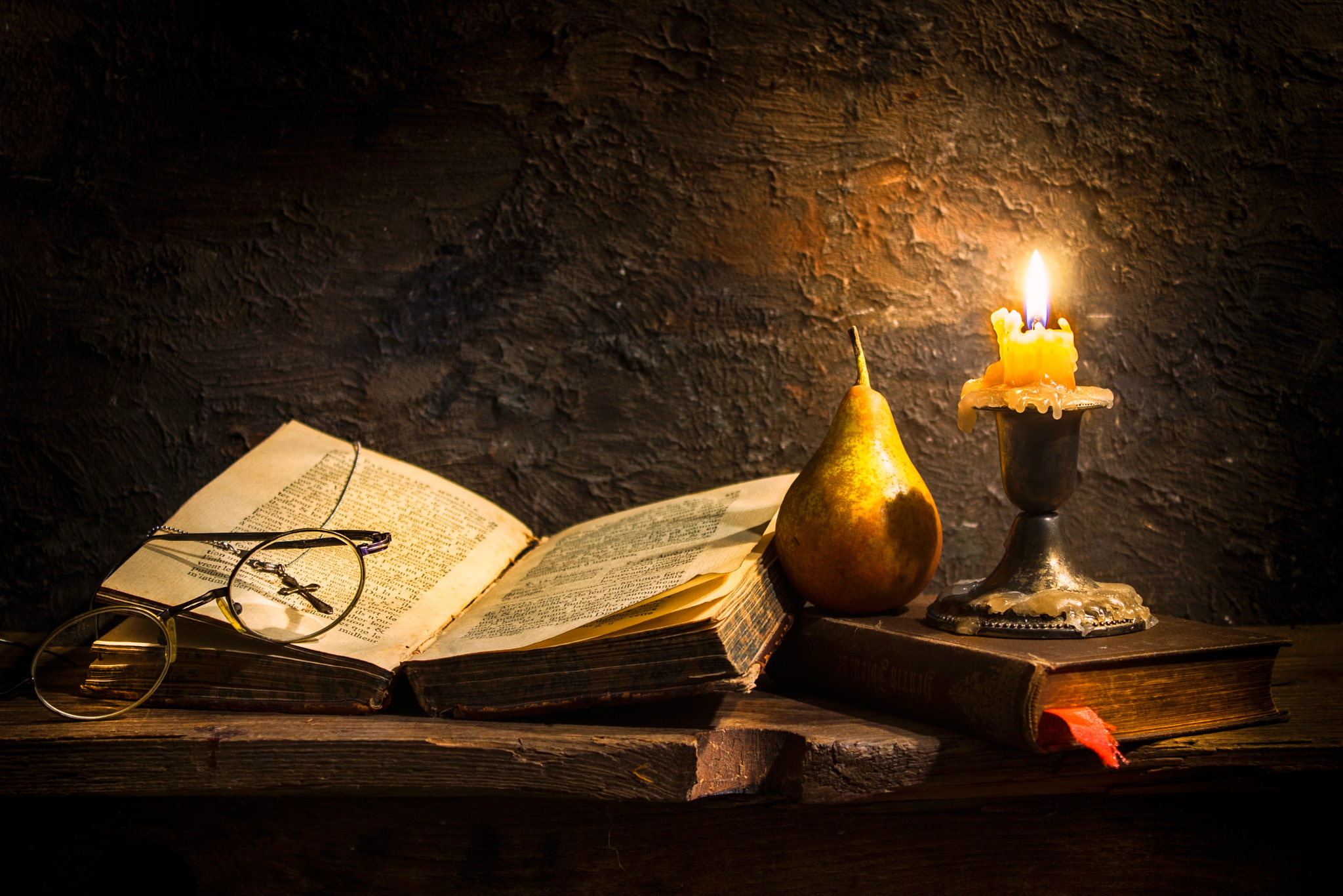 Free Books, night, church, flame, manuscript