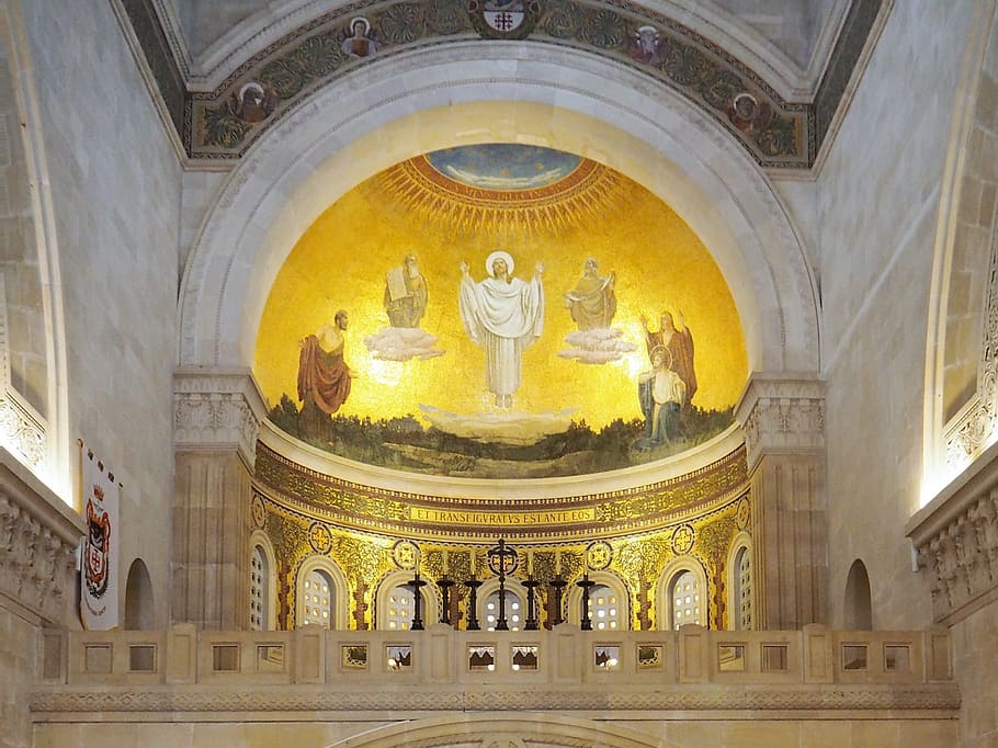 indoors, dome, place of worship, ceiling