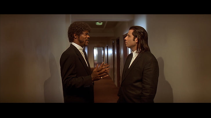 Kill Bill, face to face, suit, meeting, jules winnfield Free HD Wallpaper