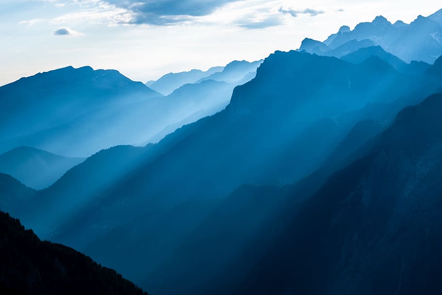 Landscape, hill, rural scene, italy, sunlight