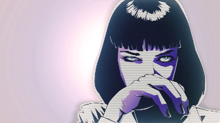 Mia Wallace Pulp Fiction Art, nature, technology, no people, indoors Free HD Wallpaper