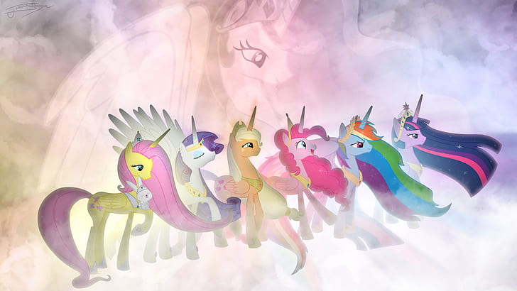 My Little Pony Original Series, twilight sparkle, princess celestia, pinkie pie, my little pony