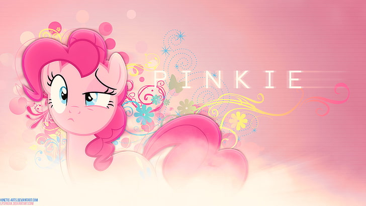 Pinkie Pie deviantART, vector, my little pony, my little pony friendship is magic, pinkie pie Free HD Wallpaper