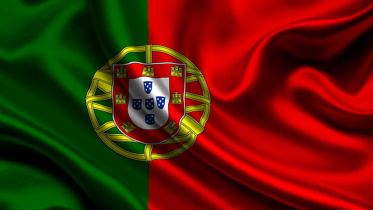 Portugal Flag Vector, silk, portugal, vibrant color, hanging