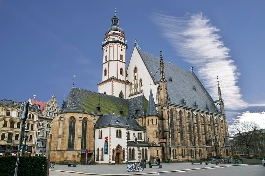 Saint Thomas Church Leipzig, places of interest, bach, belief, choir Free HD Wallpaper
