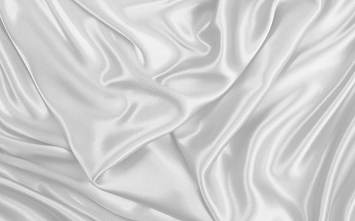 Silk Fabric Swatches, curve, full frame, above, bed Free HD Wallpaper