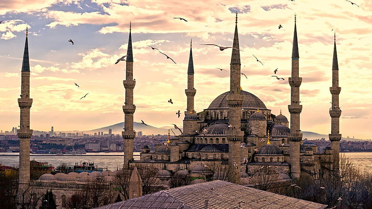 travel destinations, building, turkey  middle east, islam Free HD Wallpaper