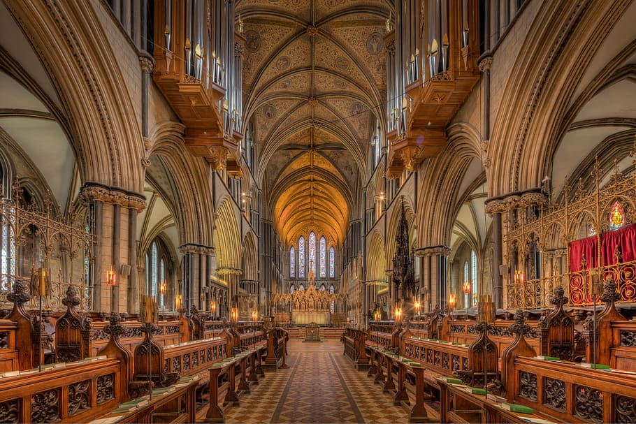 Trinity College Dublin, sacred, built structure, choir, british Free HD Wallpaper