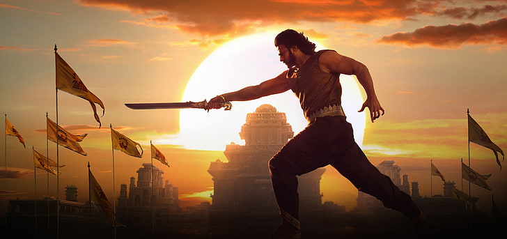 Bahubali 2 Full Movie in Telugu, real people, architecture, leisure activity, standing Free HD Wallpaper