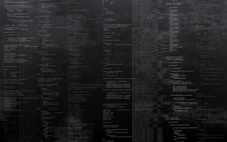 Computer Programming Code Examples, pattern, tall  high, closeup, arts and entertainment Free HD Wallpaper