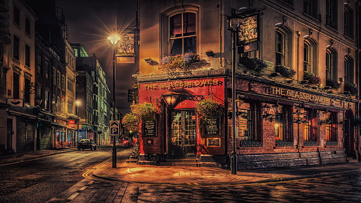 Cozy Fireplace, london, night, city, London