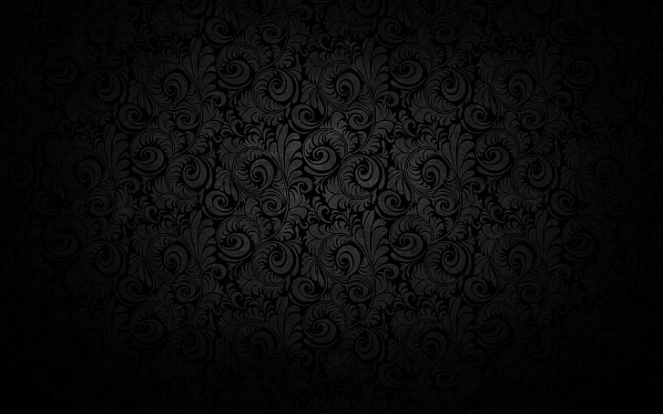 Dark Colors, closeup, black color, dark, ornate Free HD Wallpaper