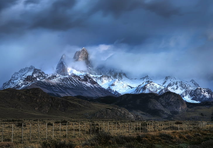 Foggy Mountains, this week in photography, peaceful, mountain, sky Free HD Wallpaper