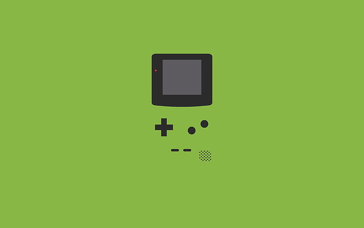 Game Boy Color Repair, portable information device, power supply, smart phone, green background Free HD Wallpaper