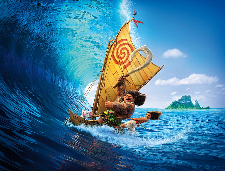 Moana Movie Characters, moana, animation, disney Free HD Wallpaper