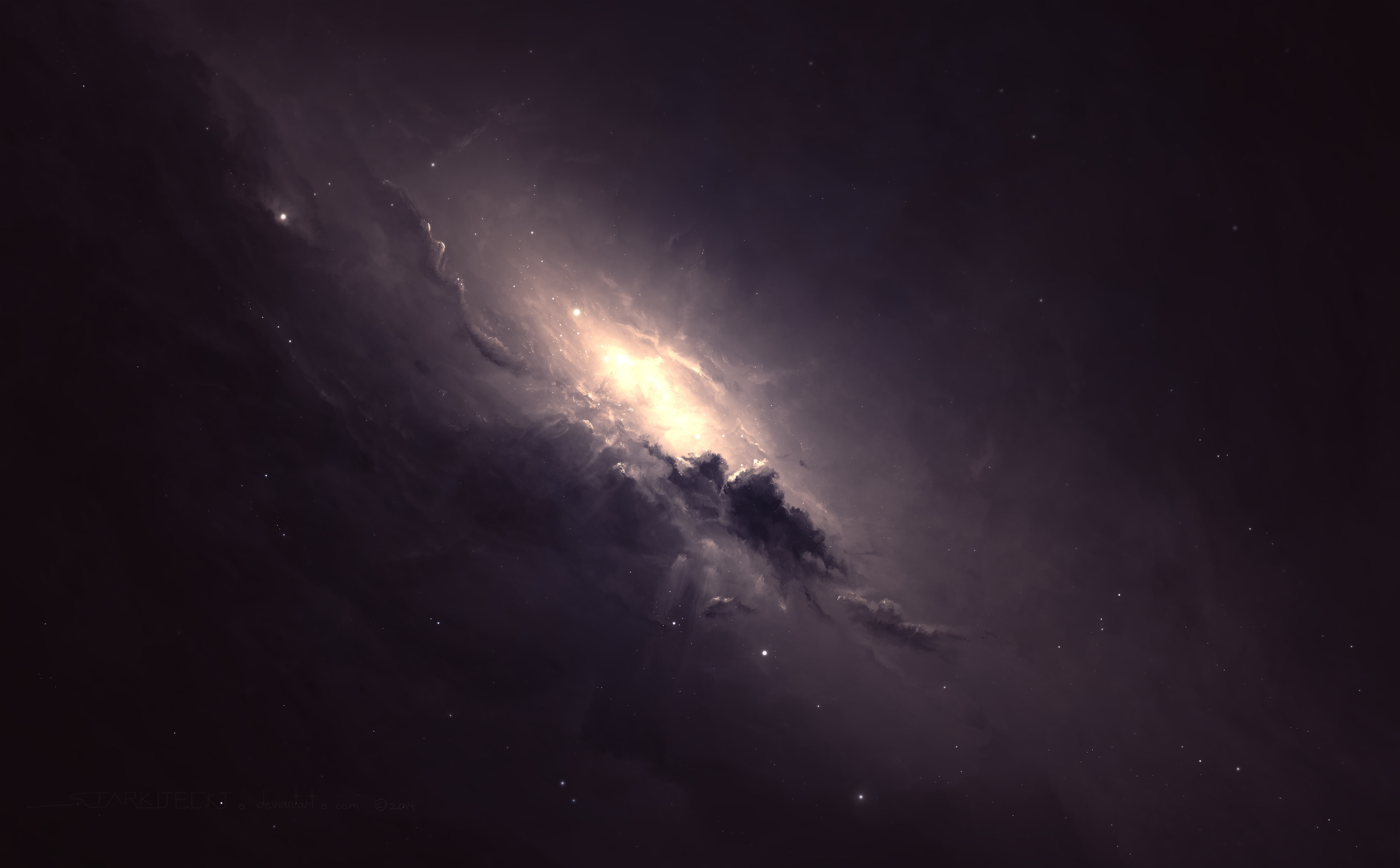 Moon and Galaxy, gem, space exploration, outdoors, exploration