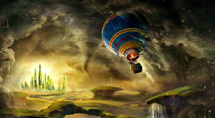 movie, emerald city, fantasy, oz the great and powerful Free HD Wallpaper