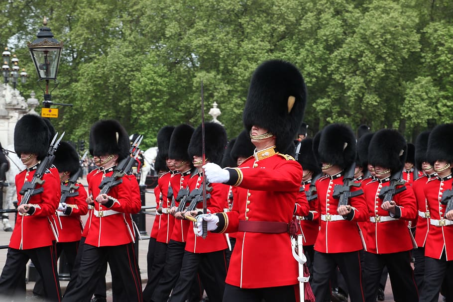 people, change, marching band, army soldier Free HD Wallpaper